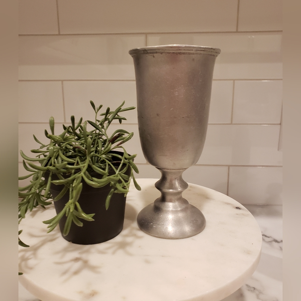 Vintage Pewter Goblet